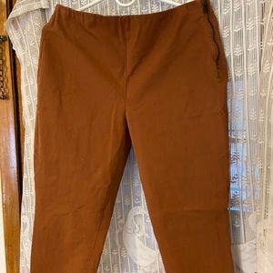 High Waist Structured Stretch Pants 👖Coffee Tan